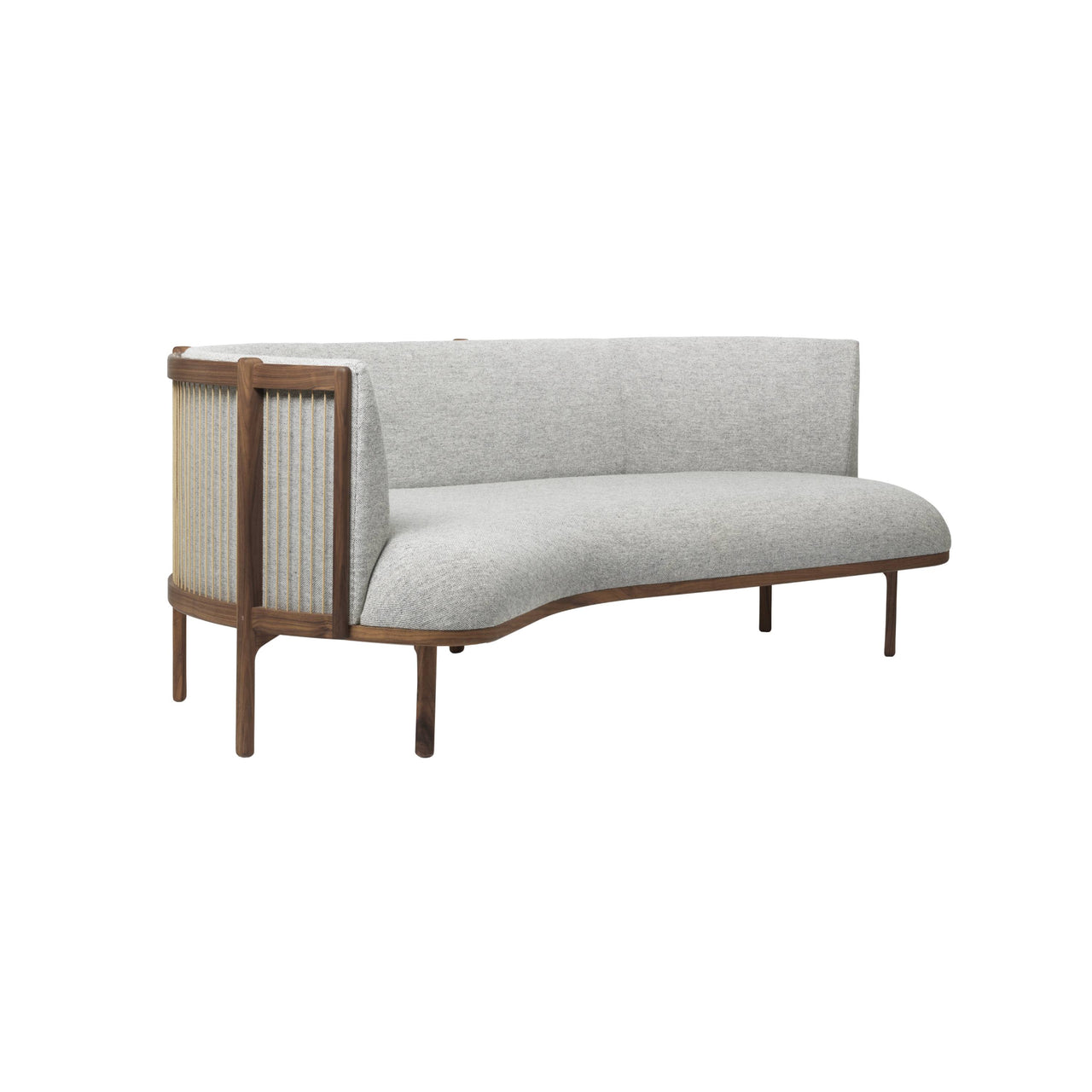RF1903 Sideways Sofa: Oiled Walnut + Left
