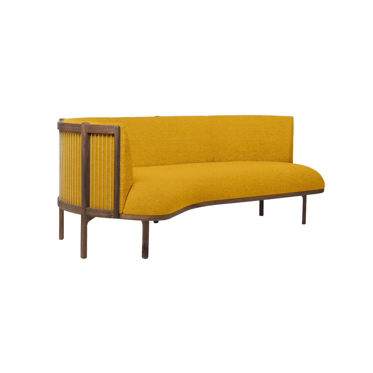RF1903 Sideways Sofa: Oiled Walnut + Left