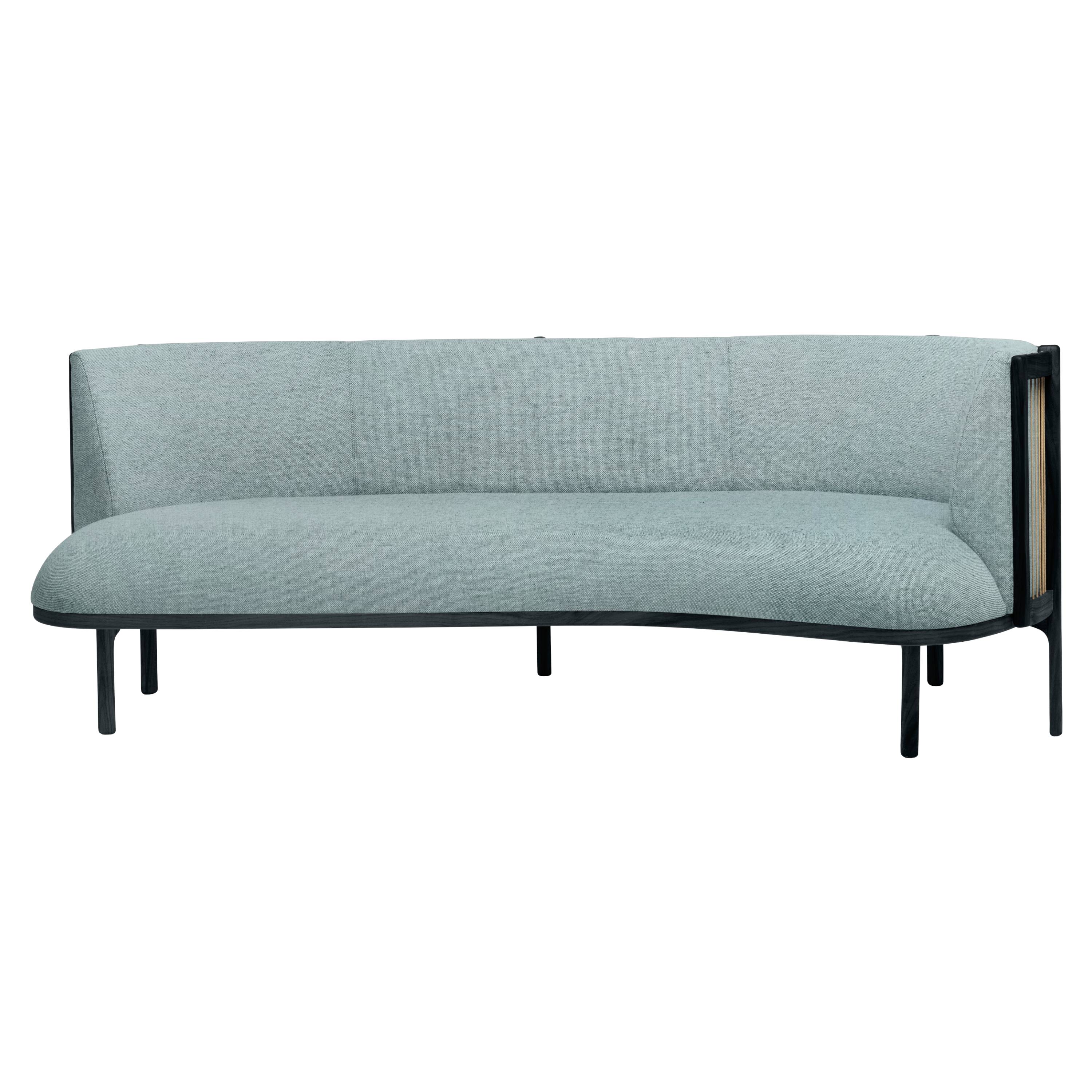 RF1903 Sideways Sofa: Black Oak + Right