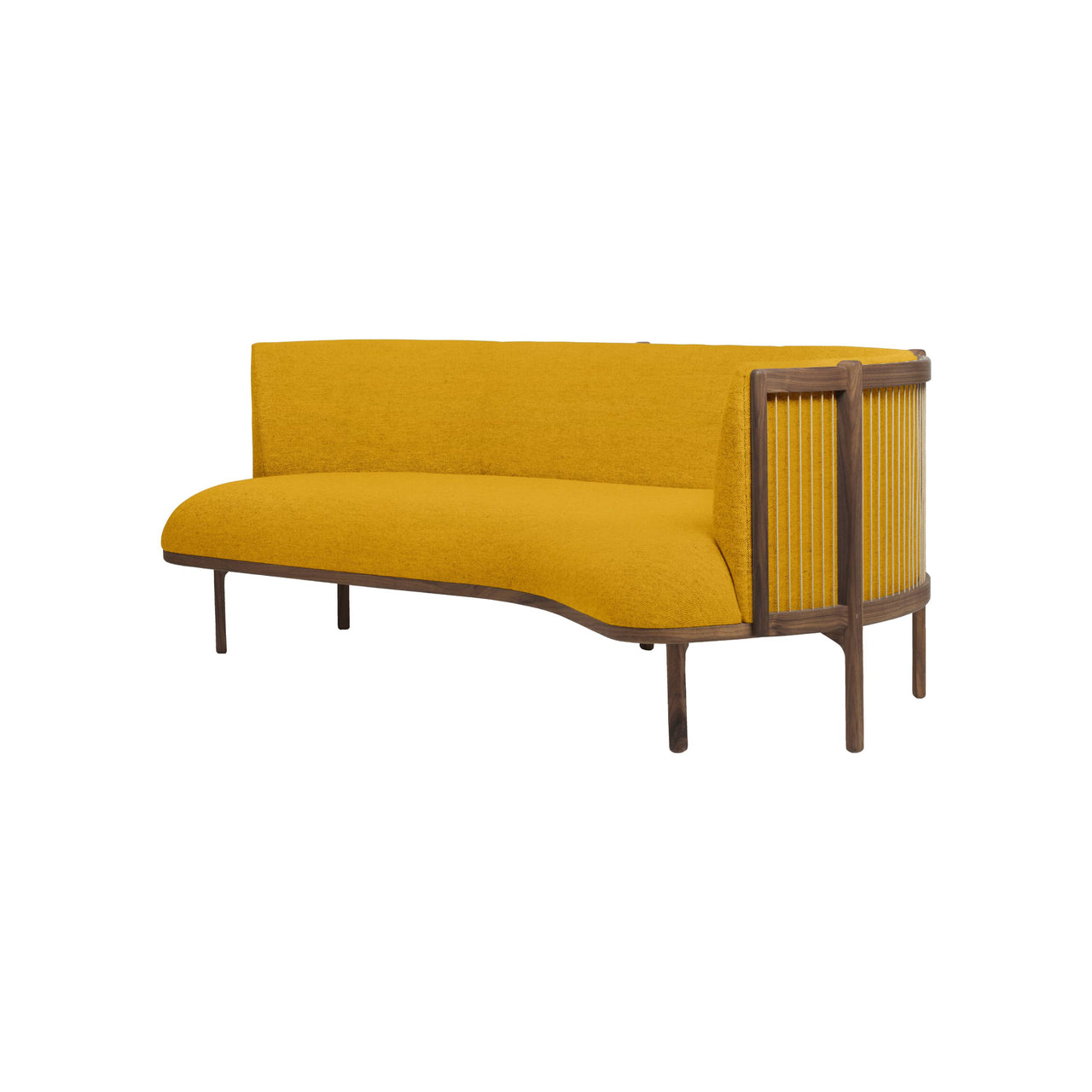 RF1903 Sideways Sofa: Oiled Walnut + Right