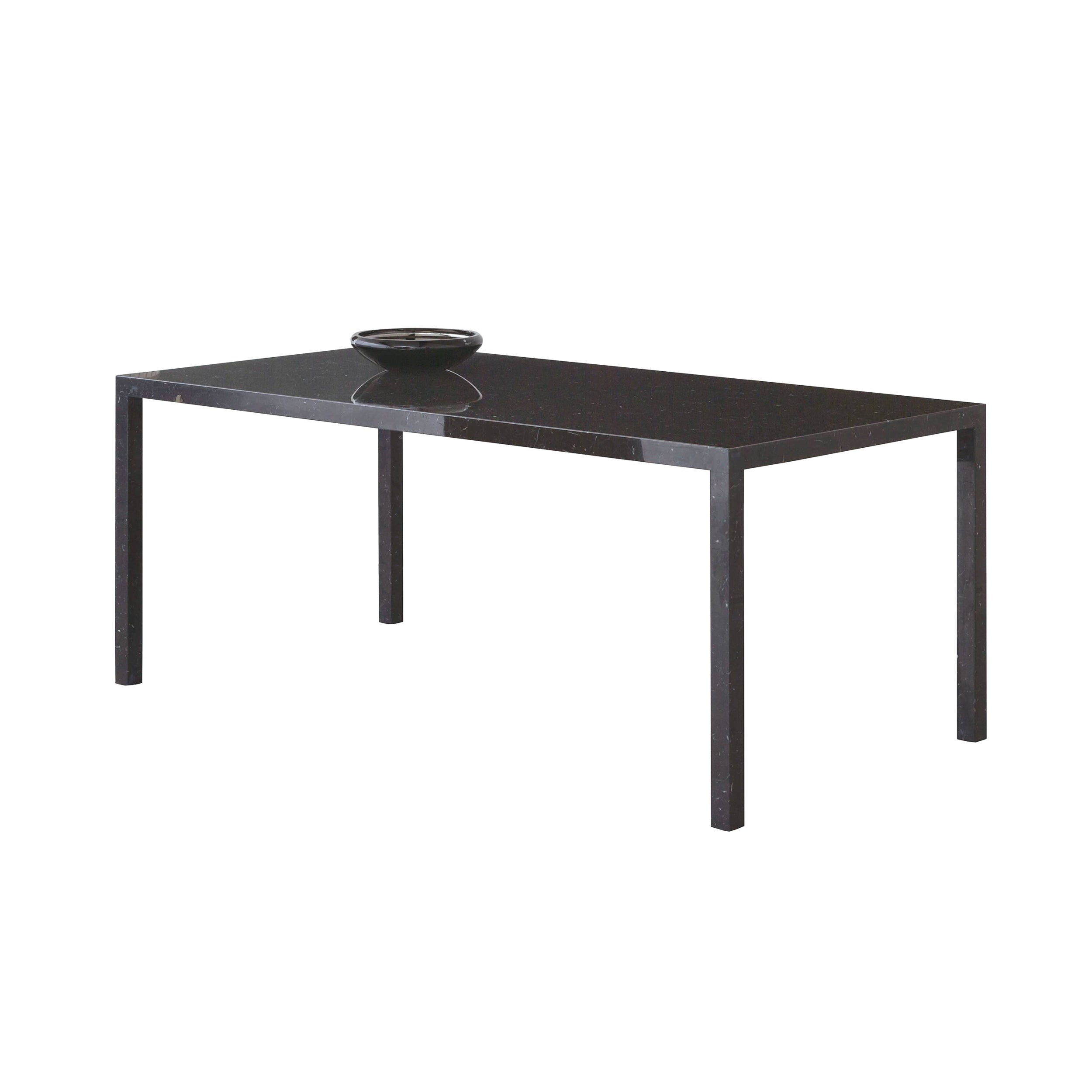 BK Dining Table: Black Marquina Marble