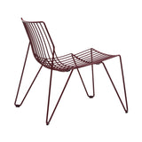 Tio Easy Chair: Wine Red