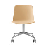 Rely Chair HW21: Beige Sand + Polished Aluminum