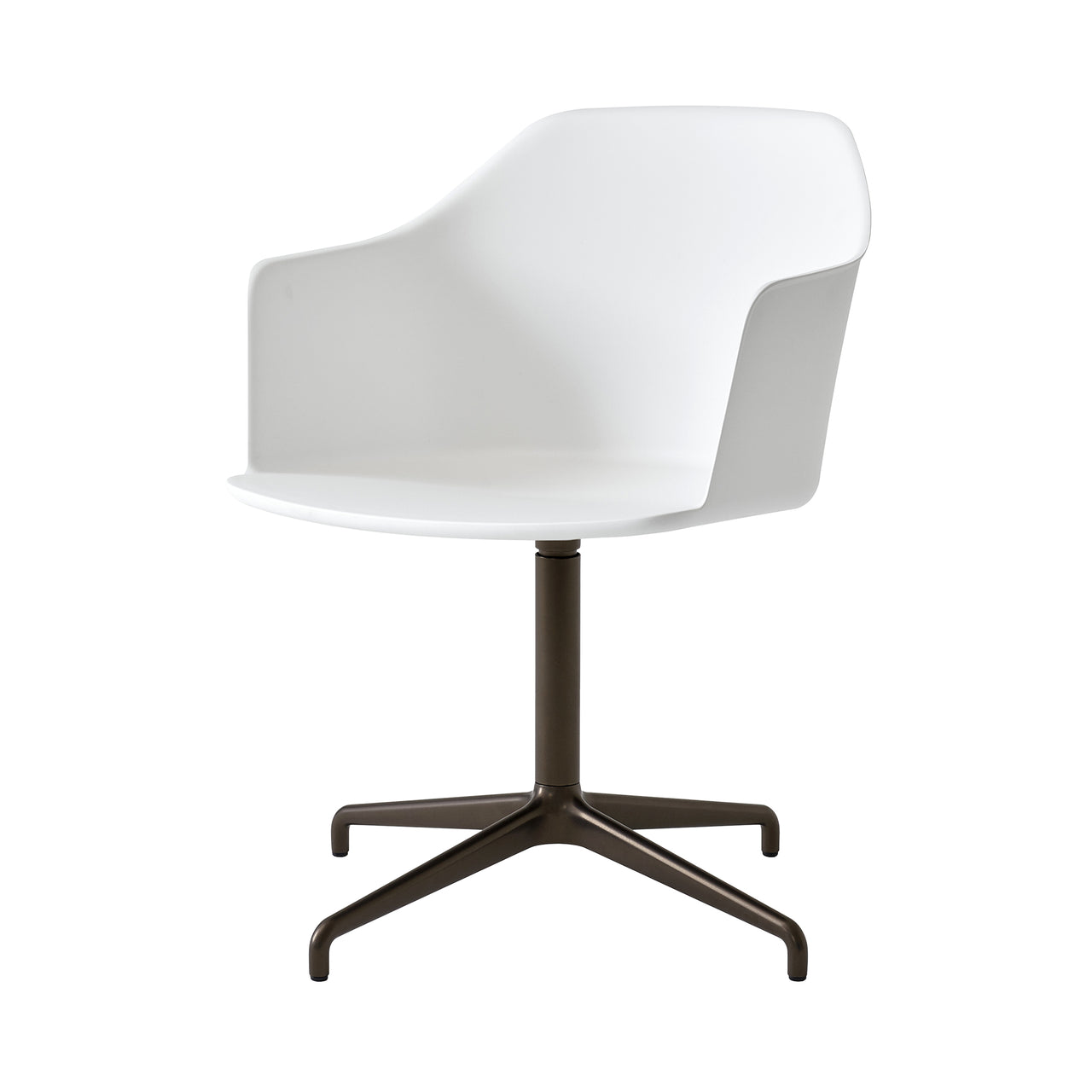 Rely Chair HW43: White + Bronzed