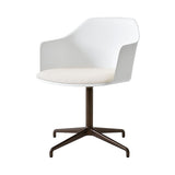 Rely Chair HW39: White + Bronzed