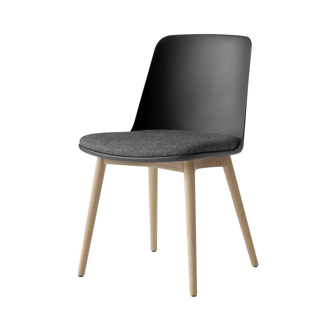 Rely Chair HW72: Black + Oak