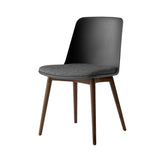 Rely Chair HW72: Black+ Walnut