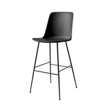 Rely Bar + Counter Highback Chair: HW91 + HW96 + Bar (HW96) + Black + Black