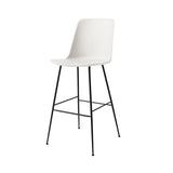 Rely Bar + Counter Highback Chair: HW91 + HW96 + Bar (HW96) + White + Black