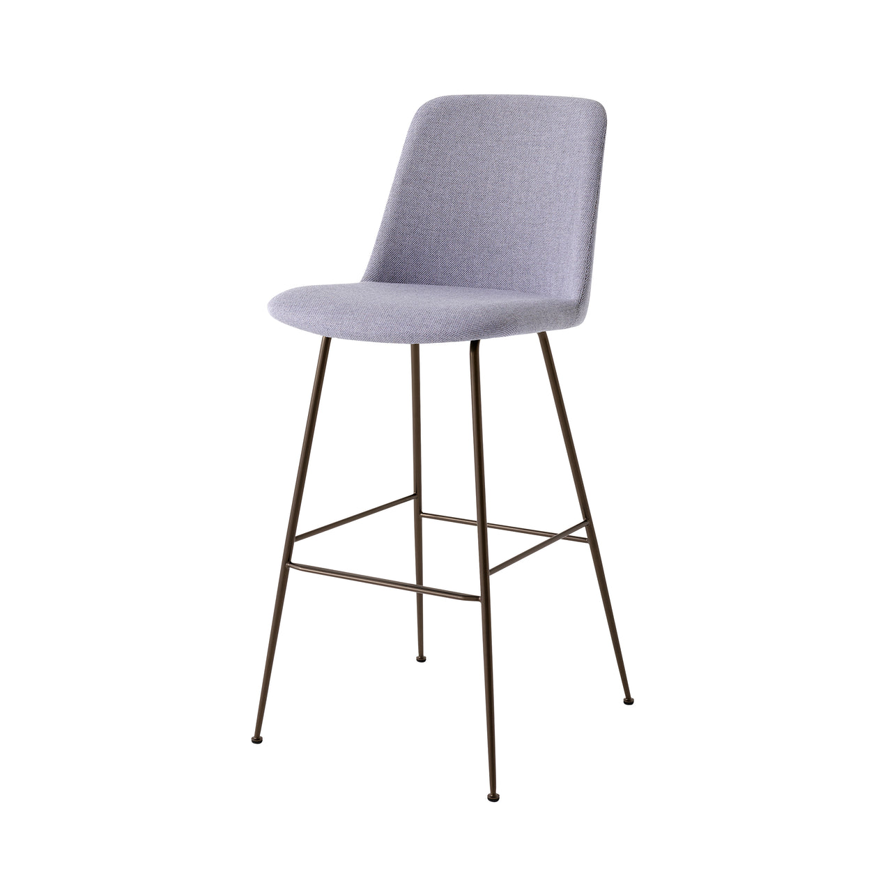 Rely Bar + Counter Highback Chair: HW93 + HW98 + Bar (HW98) + Bronzed
