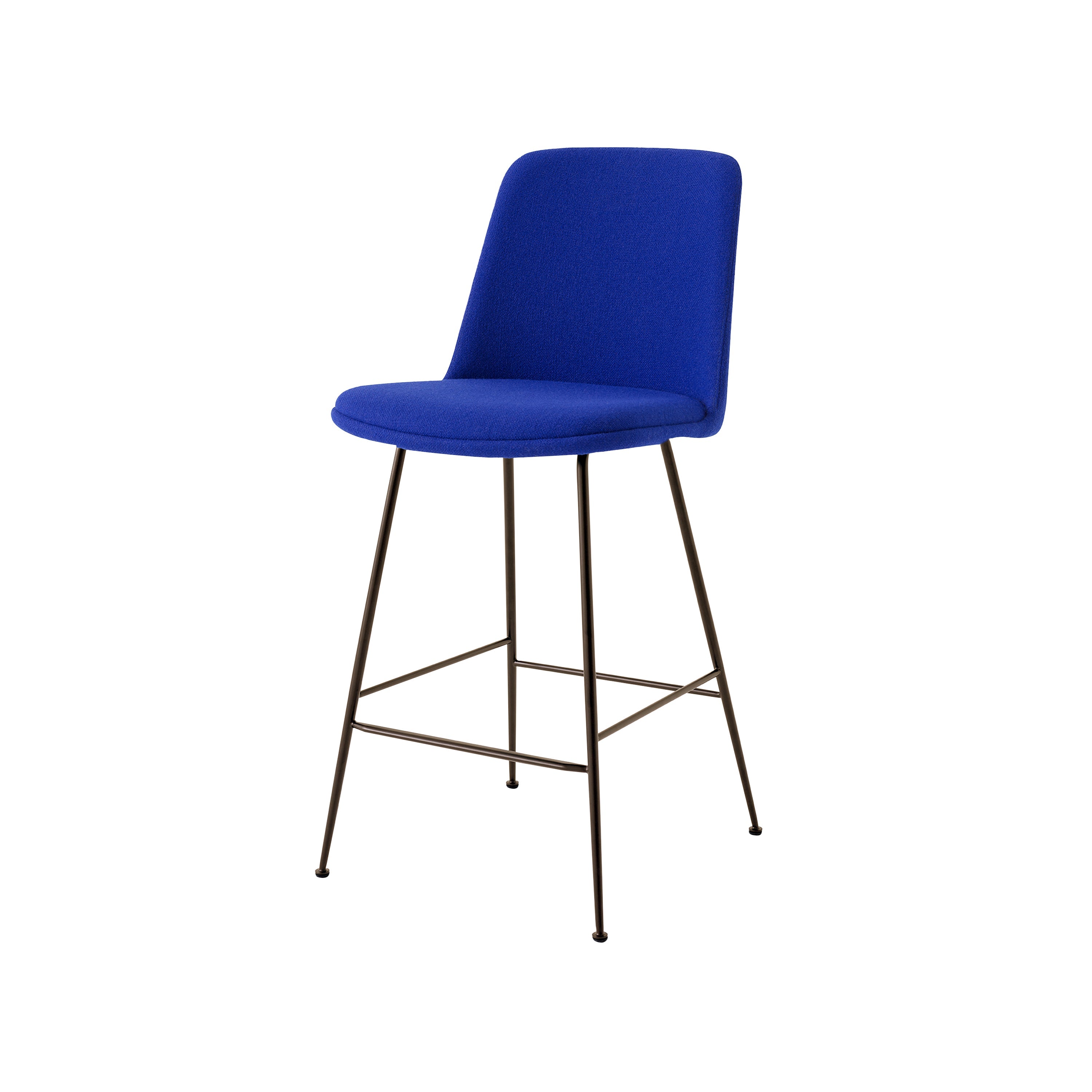 Rely Bar + Counter High Backrest Chair: HW99 + HW94 + Counter (HW94) + Bronzed
