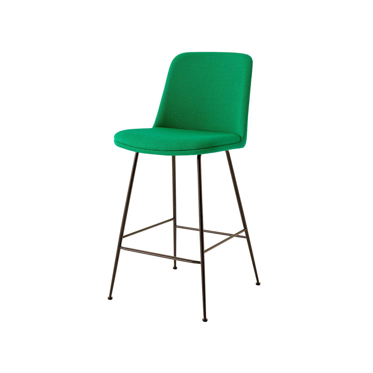 Rely Bar + Counter High Backrest Chair: HW99 + HW94 + Counter (HW94) + Bronzed