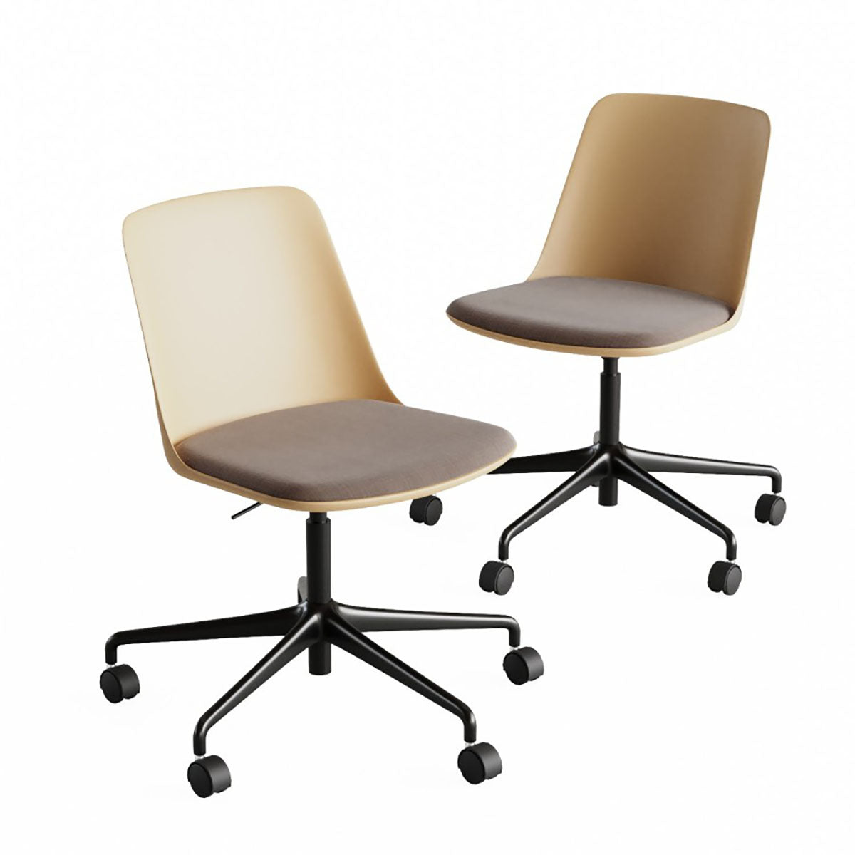 Rely Chair: HW29 + Sand Beige + Black