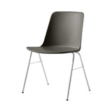 Rely Chair HW26: Stone Grey + Chrome