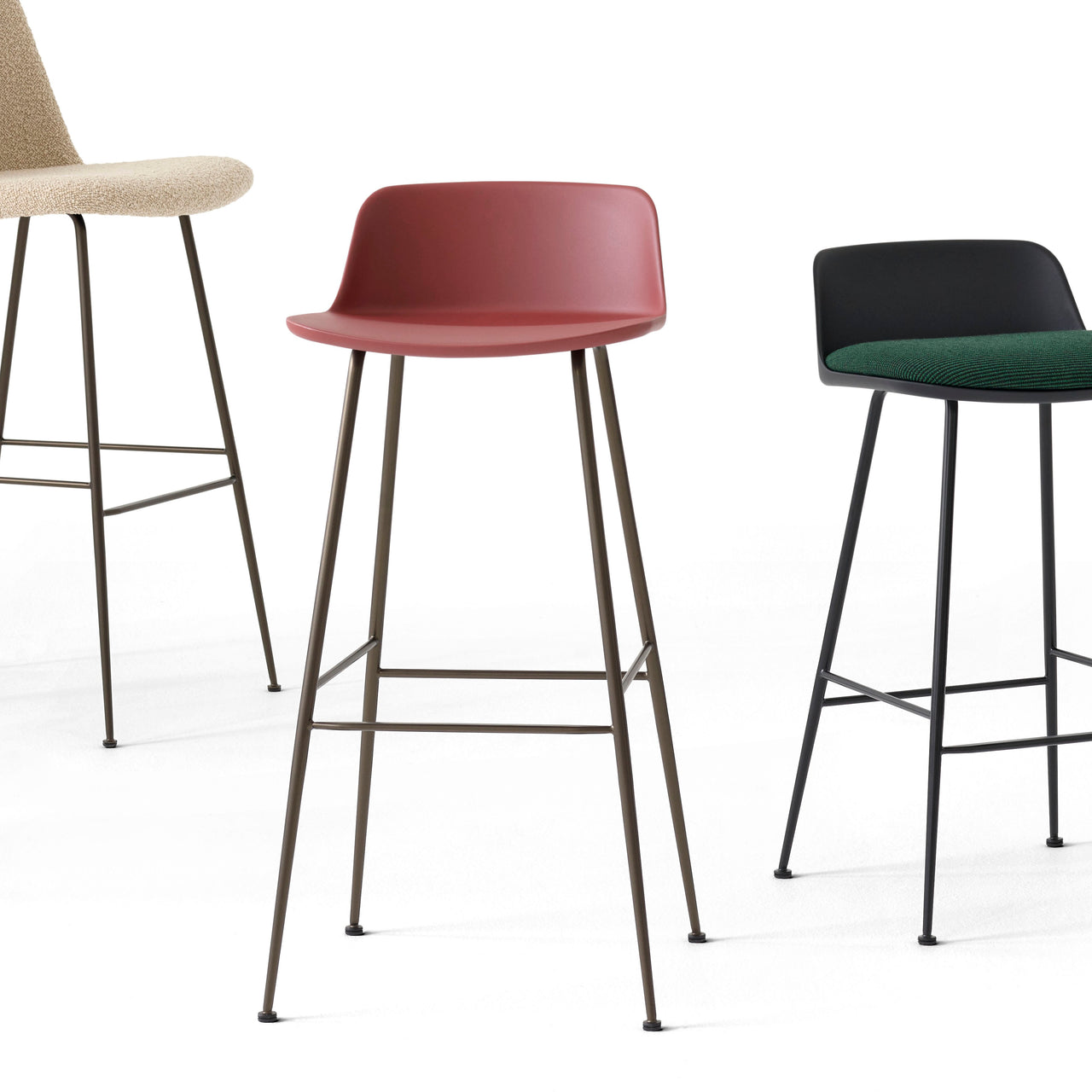 Rely Bar + Counter Lowback Stool: HW81 + HW86