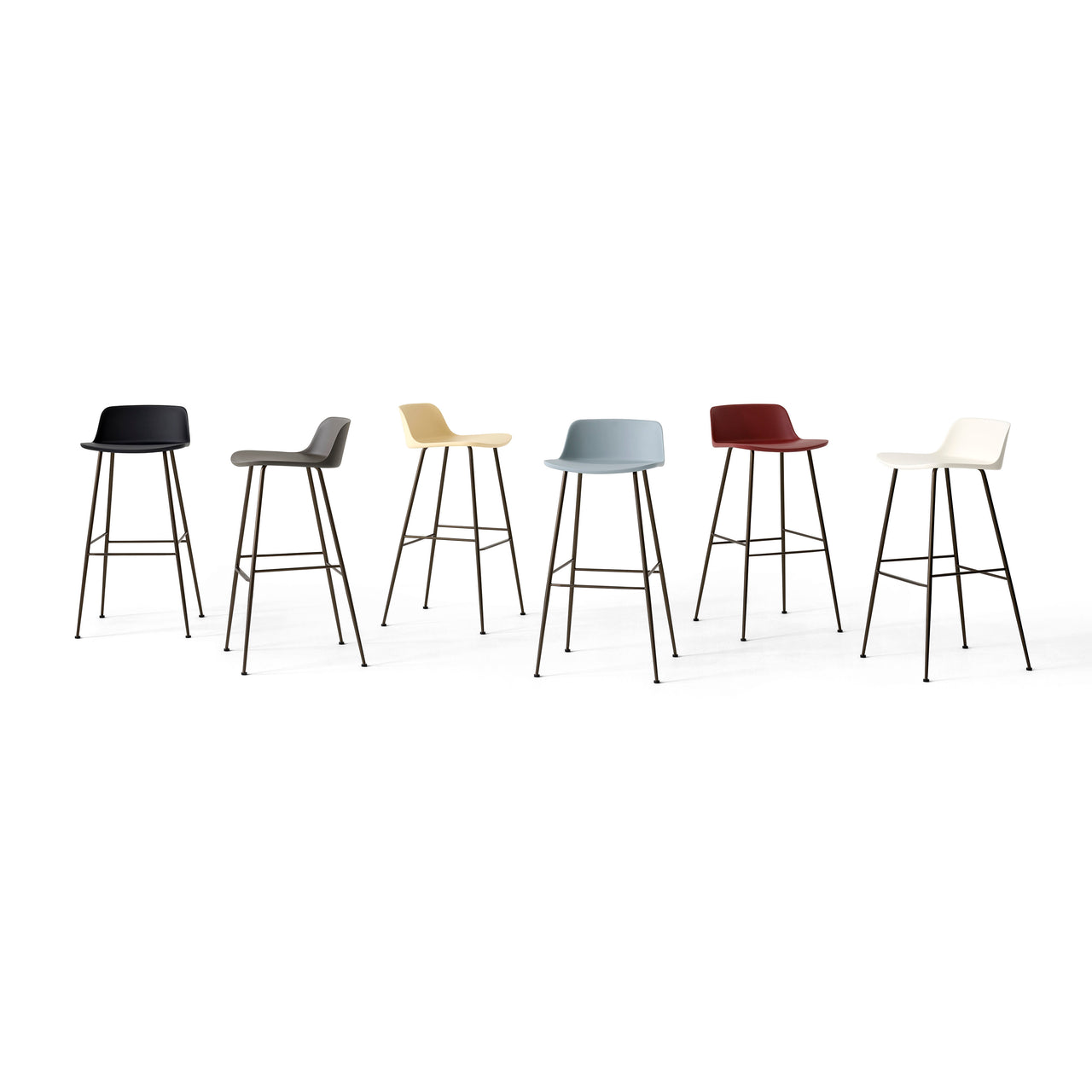 Rely Bar + Counter Lowback Stool: HW81 + HW86