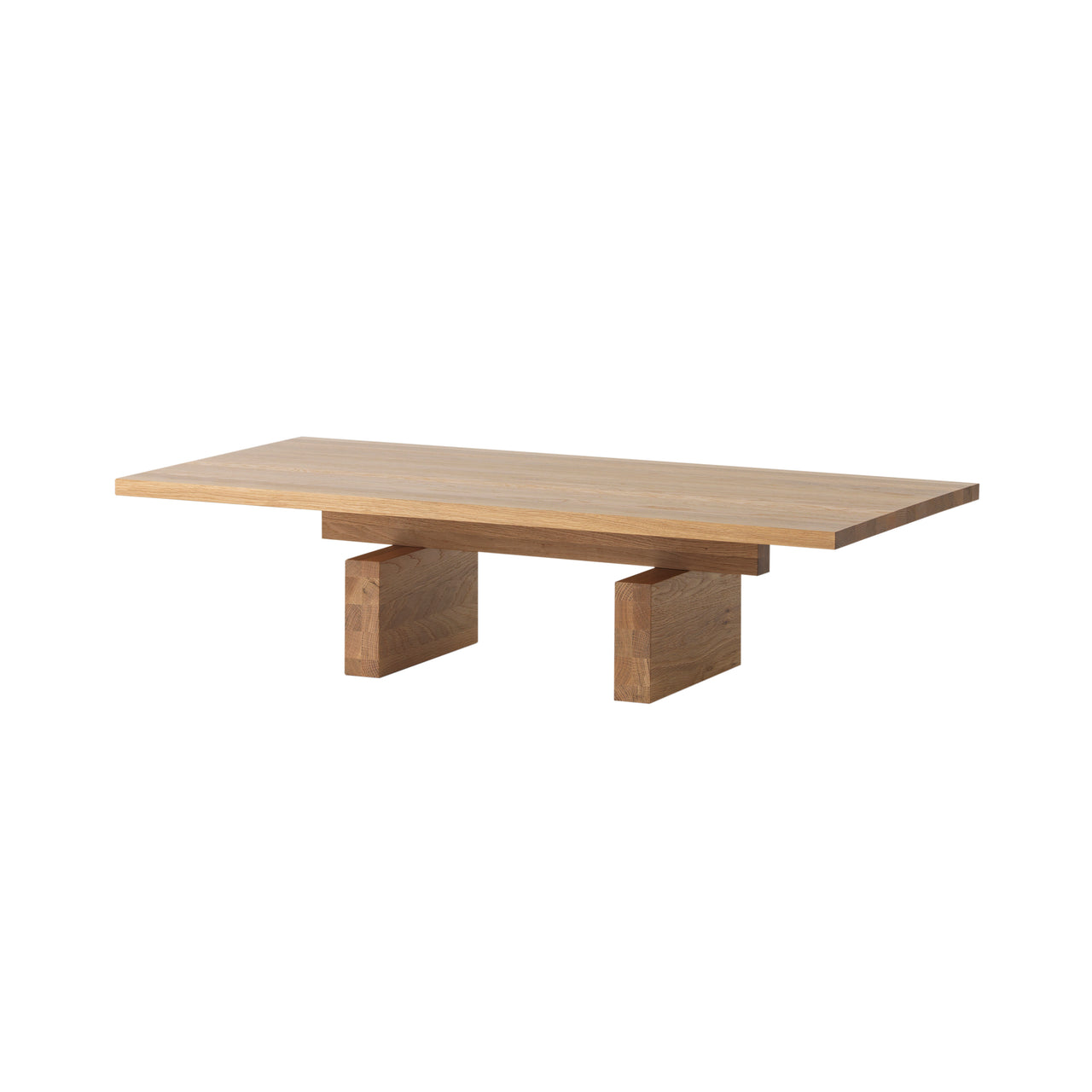 Plane Coffee Table: Natural Oak