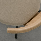 Jiro Swivel Chair: Upholstered