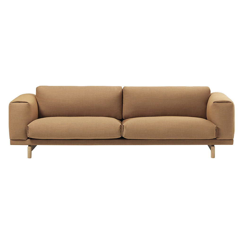 Rest Sofa: 3 Seater + Natural Oak