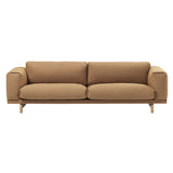 Rest Sofa: 3 Seater + Natural Oak
