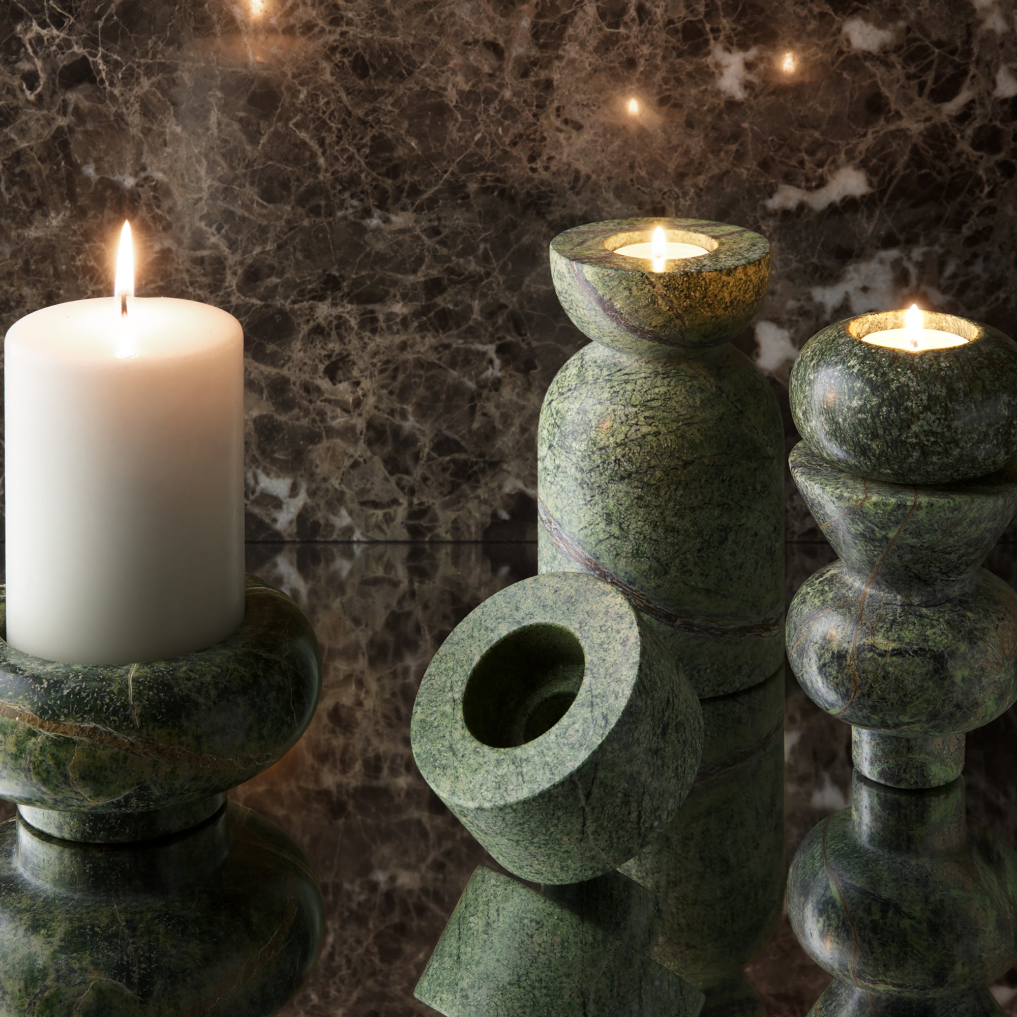 Rock Stacking Candle Holder