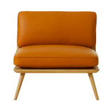 Spine Lounge Suite Chair: Lacquered Oak