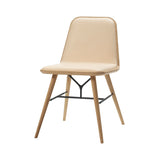Spine Chair: Wood Base + Lacquered Oak
