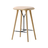 Spine Bar + Counter Stool: Wood Base + Counter + Lacquered Oak