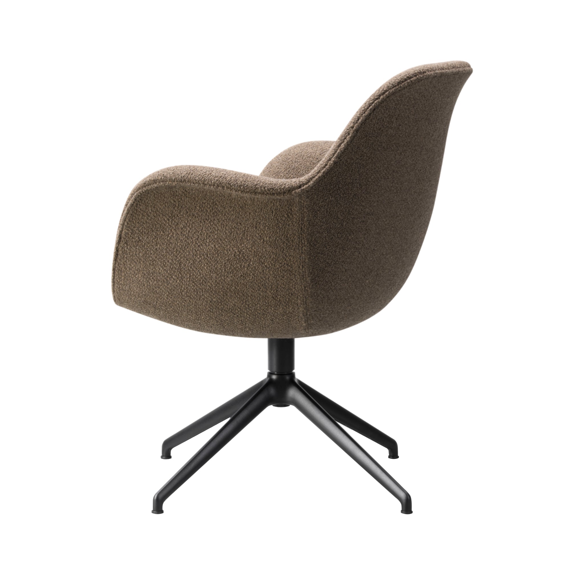 Swoon Chair: Swivel Base + Black