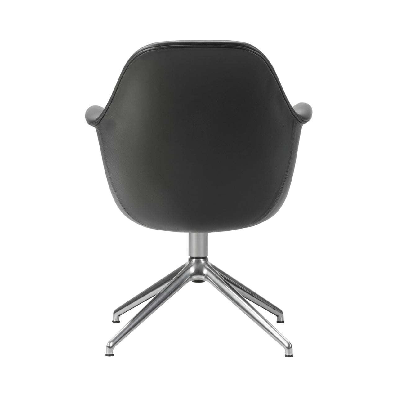 Swoon Chair: Swivel Base + Chrome