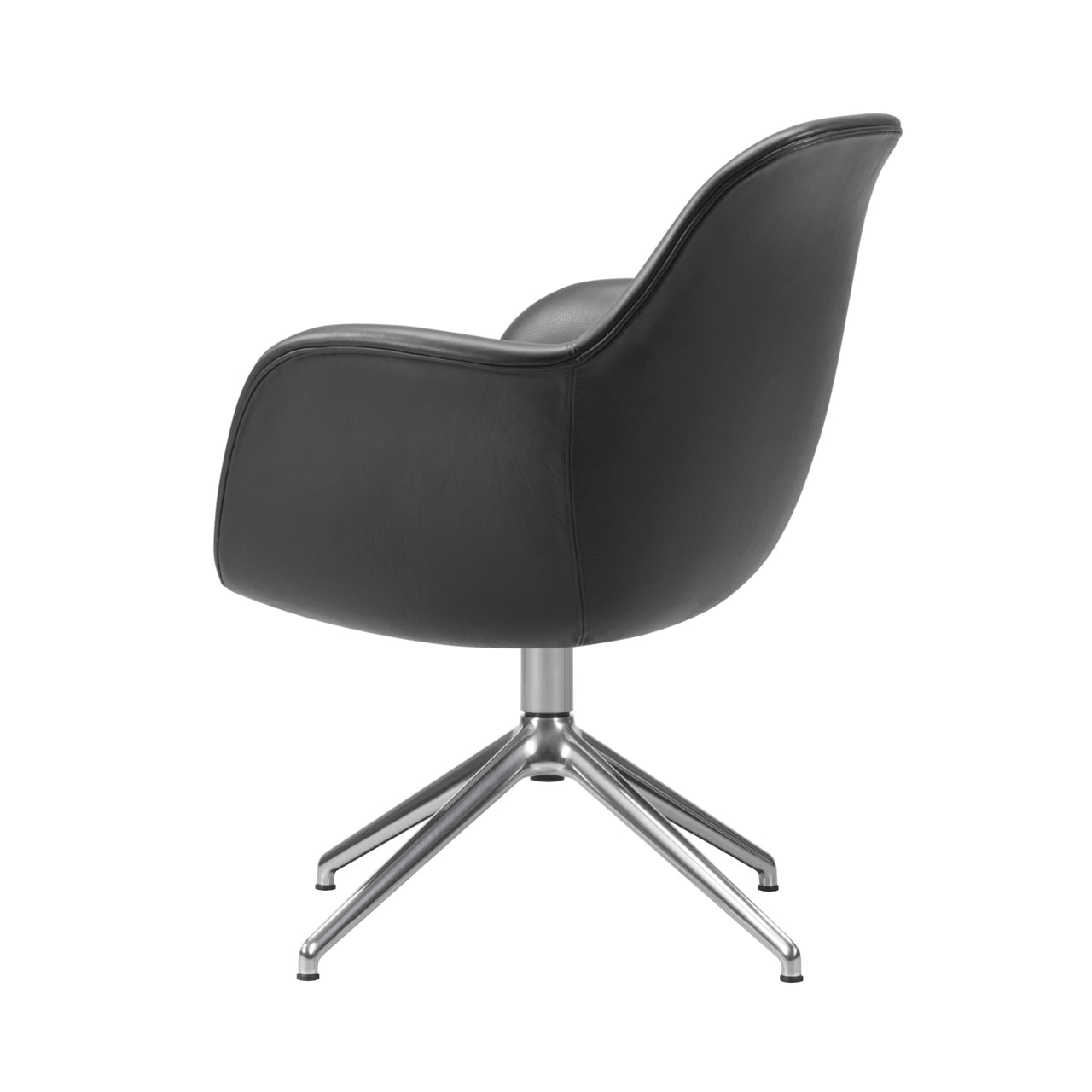 Swoon Chair: Swivel Base + Chrome