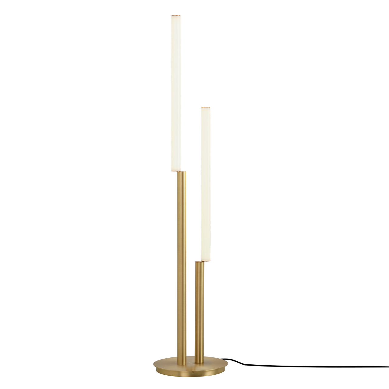 Signal Floor Lamp: Duo + Satin Brass