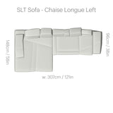 SLT Modular Sofa: Chaise Longue Left