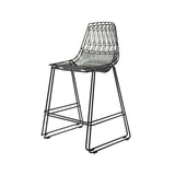 Lucy Stacking Bar + Counter Stool: Counter + Black + Without Seat Pad