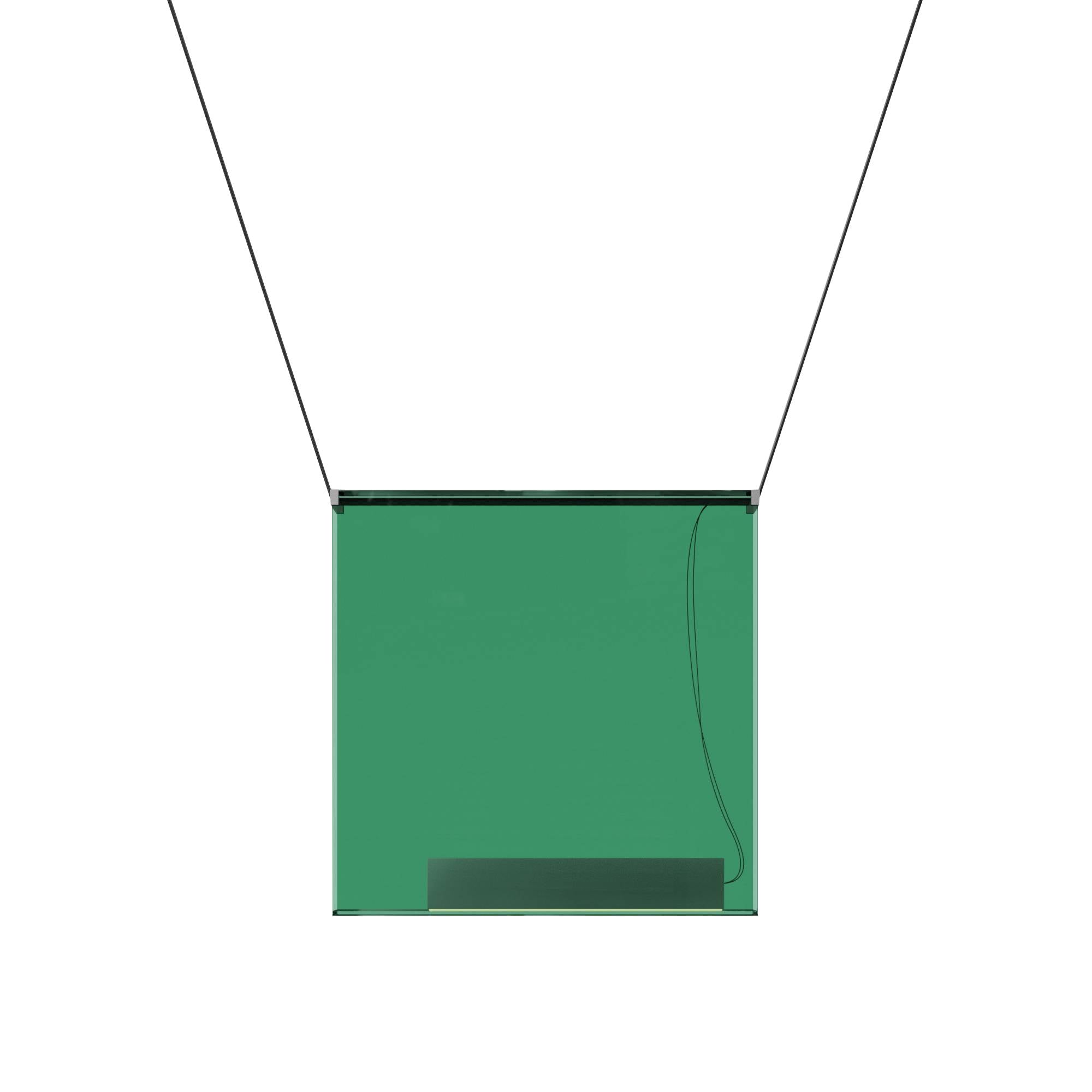 Sainte 22 Suspension Lamp: Green