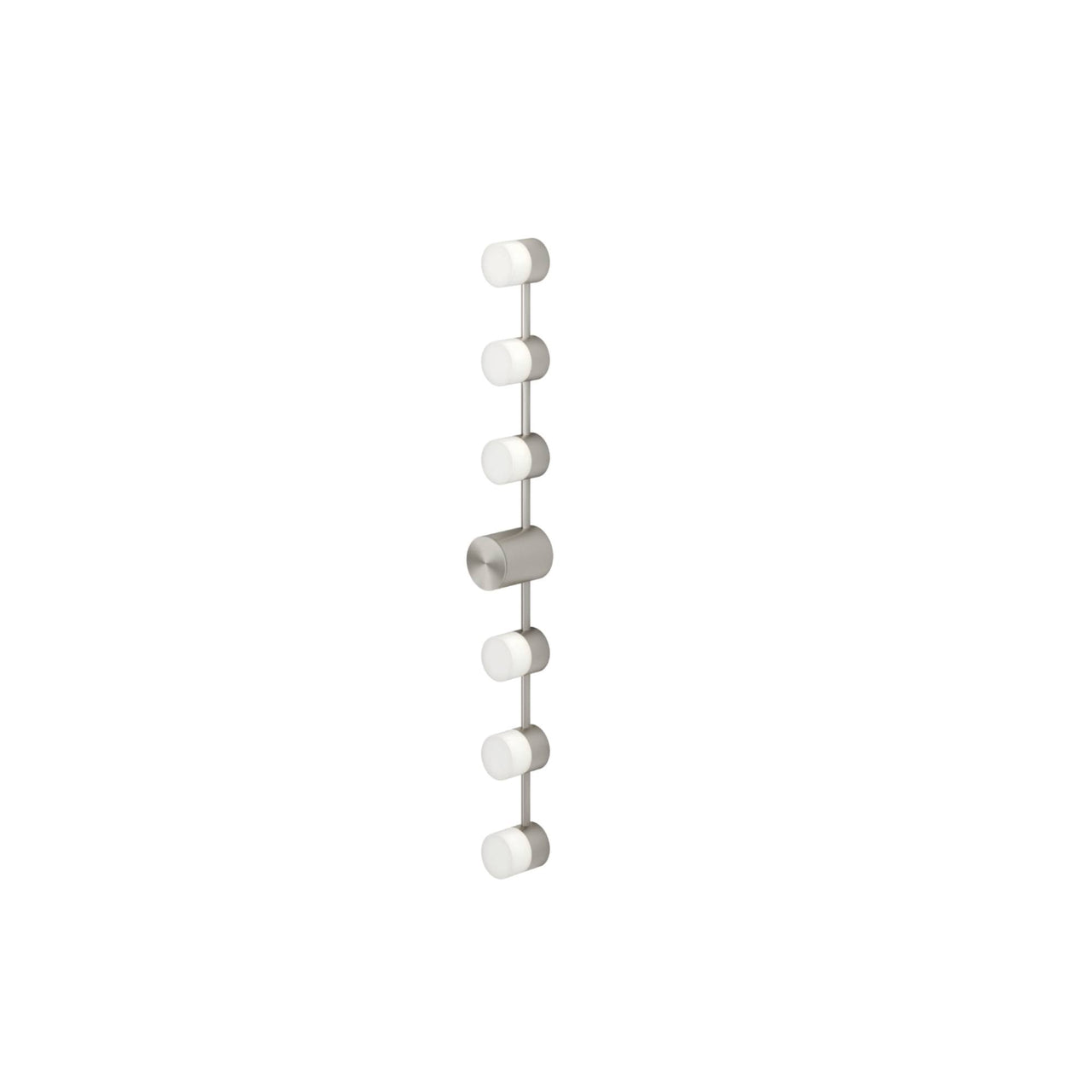 IP Backstage Wall Light: Linear 6 + Satin Nickel