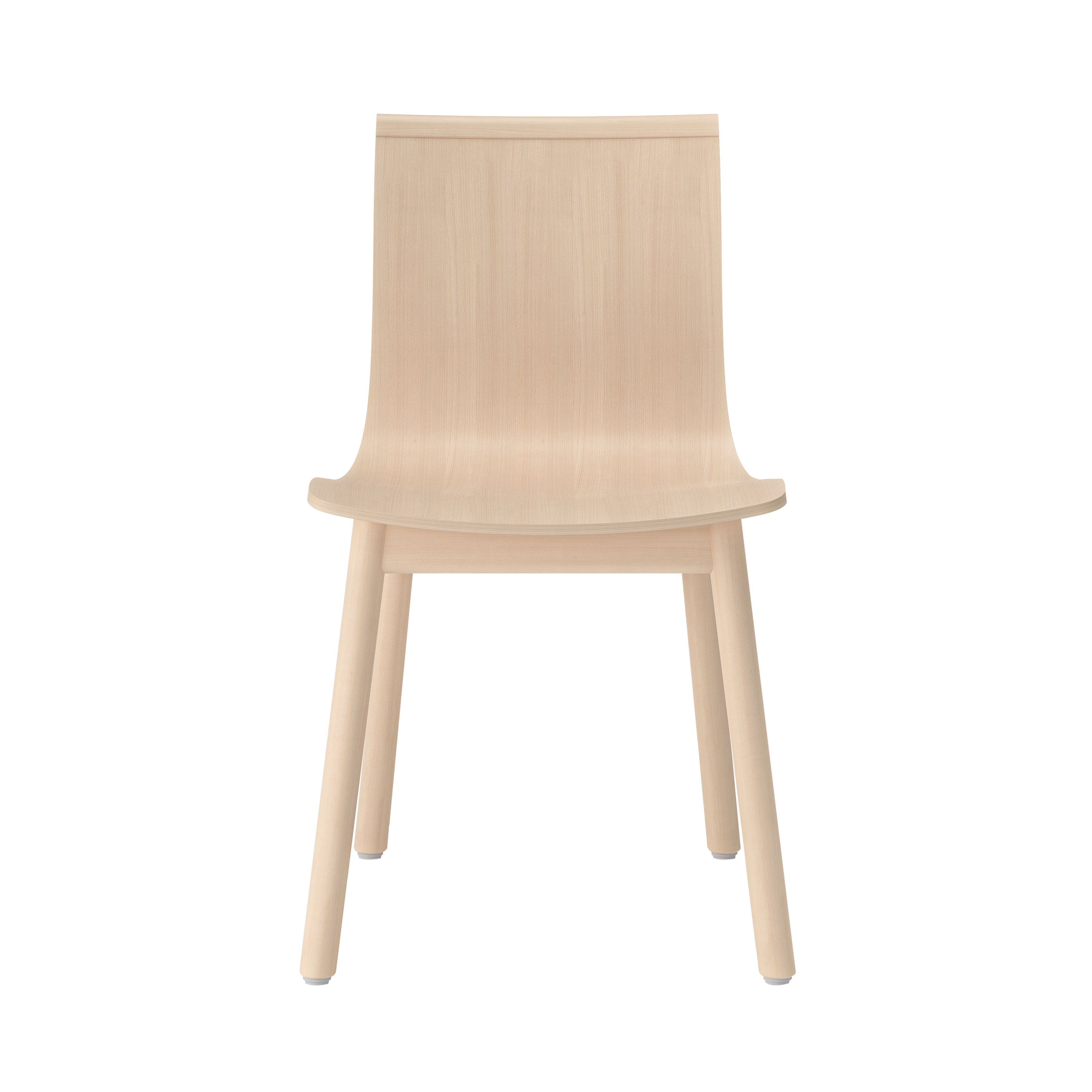 Serif Chair: Wooden Base + Natural Beech