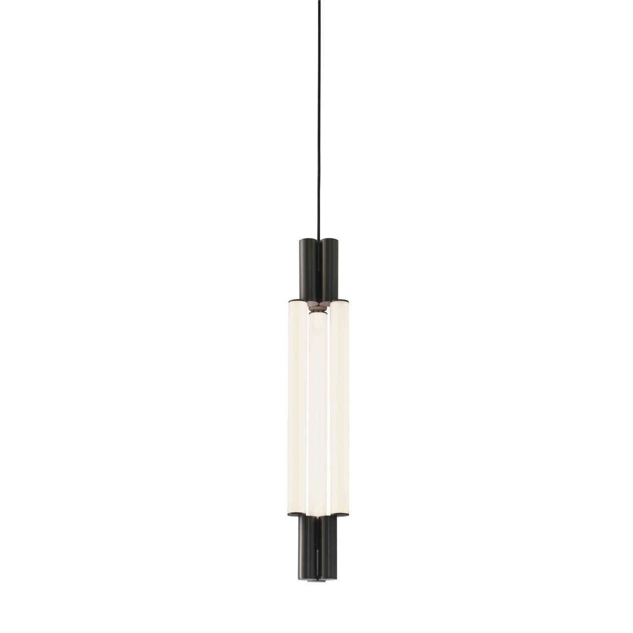 Signal Pendant Chandelier: Polished Graphite