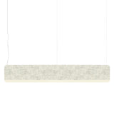 Slab 210 Pendant Light: White Wool
