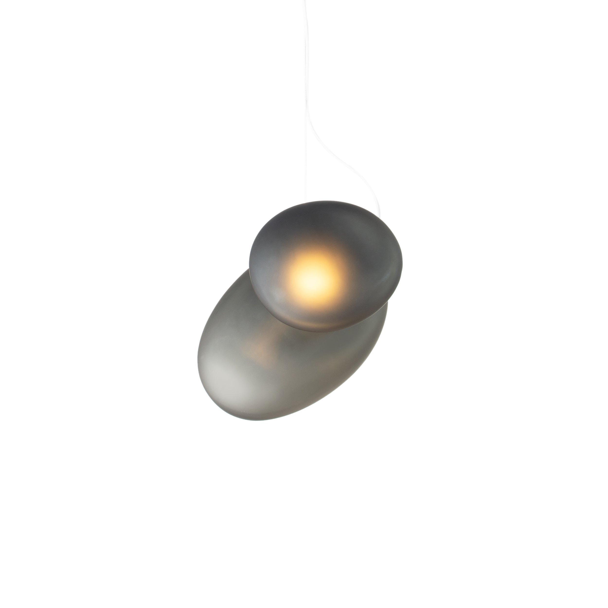 Pebble Pendant Light: Size A + Size D + Slate + Slate