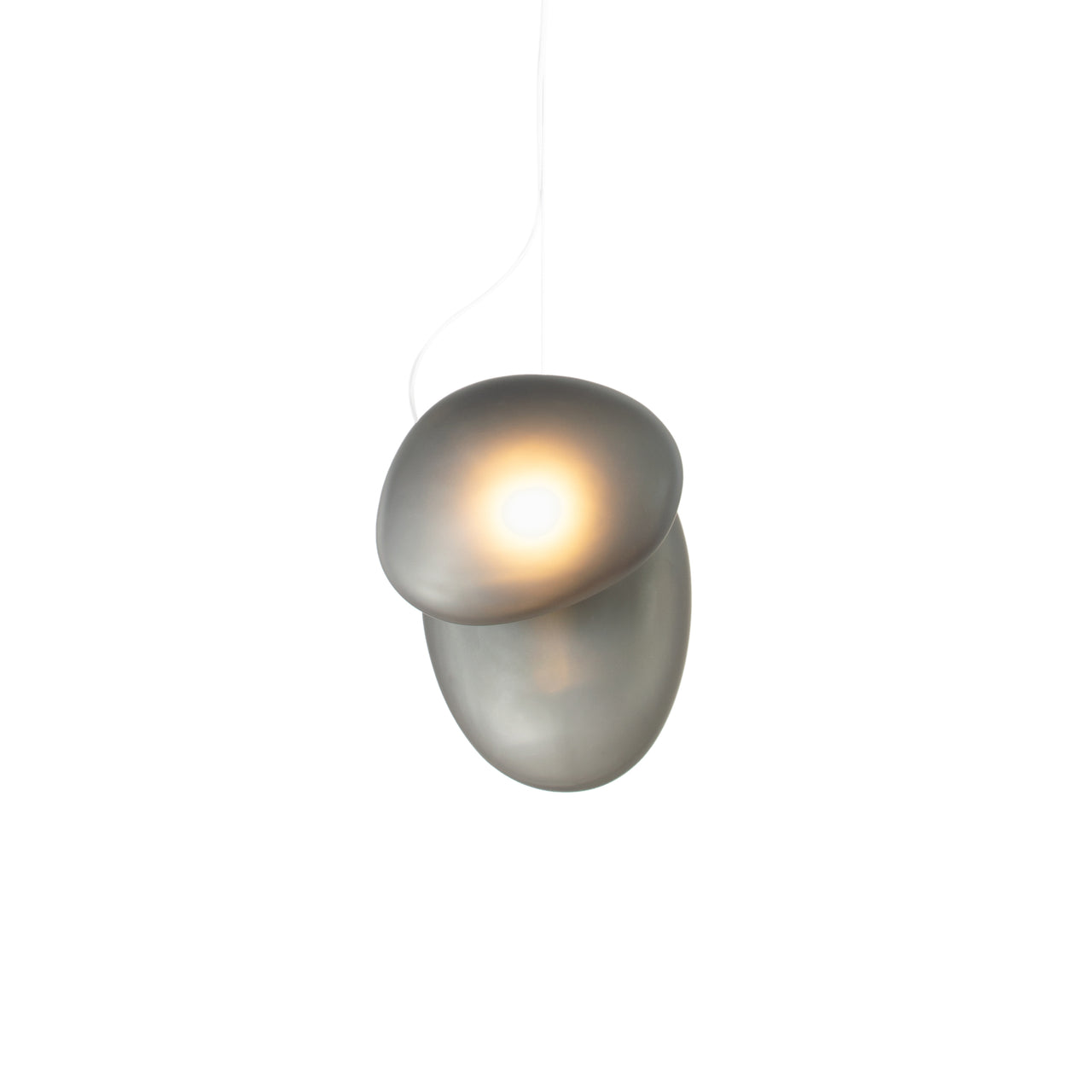 Pebble Pendant Light: Size A + Size C + Slate + Slate
