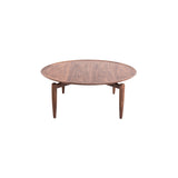 Slow Coffee Table: Natural Walnut + Round