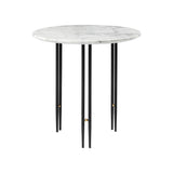 IOI Coffee-Side Table: Tall + White Carrara
