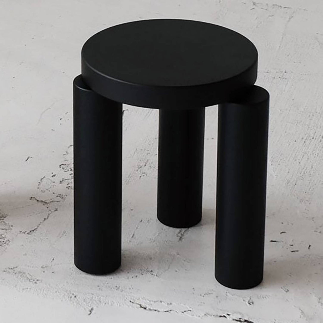 Offset Stool + Side Table