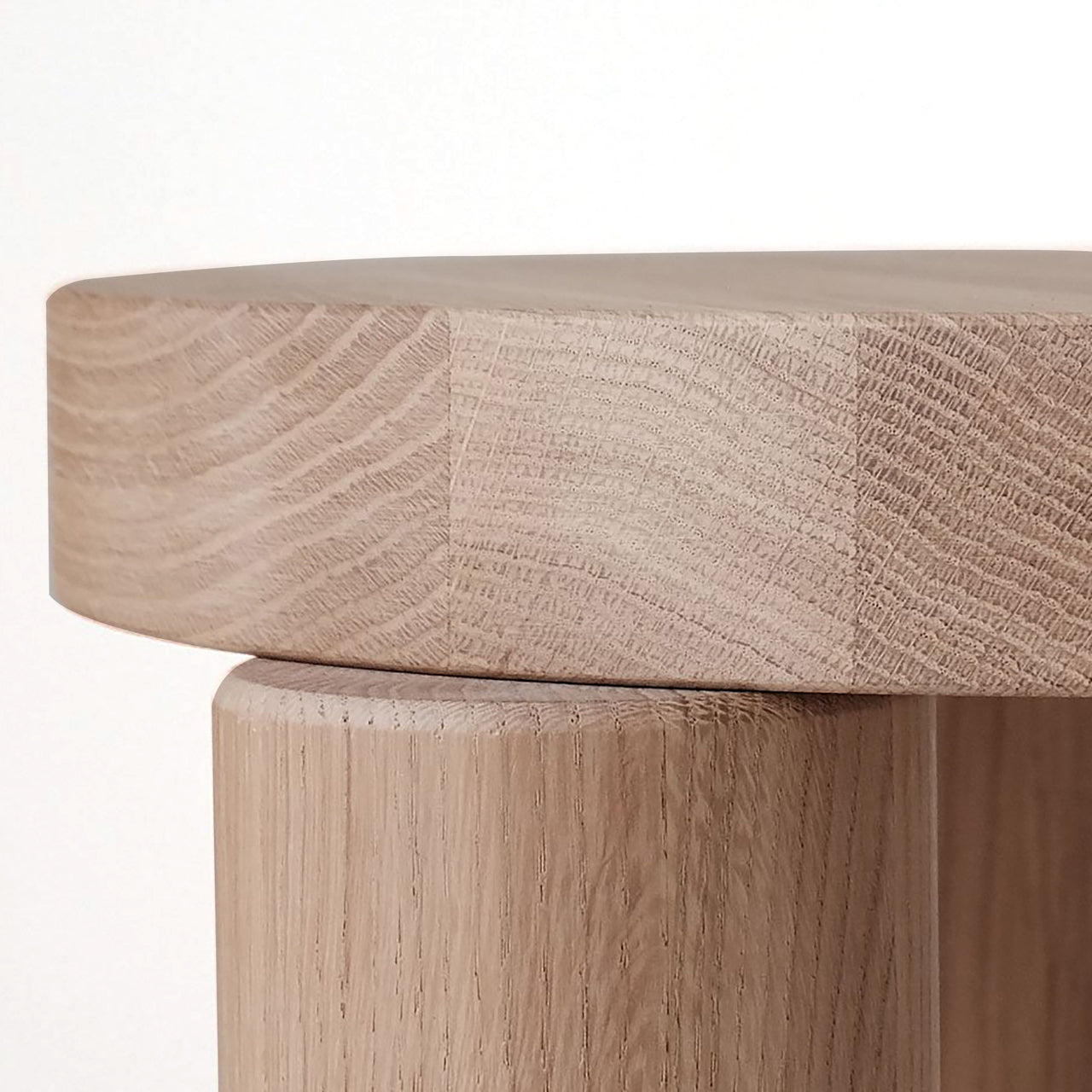 Offset Stool + Side Table