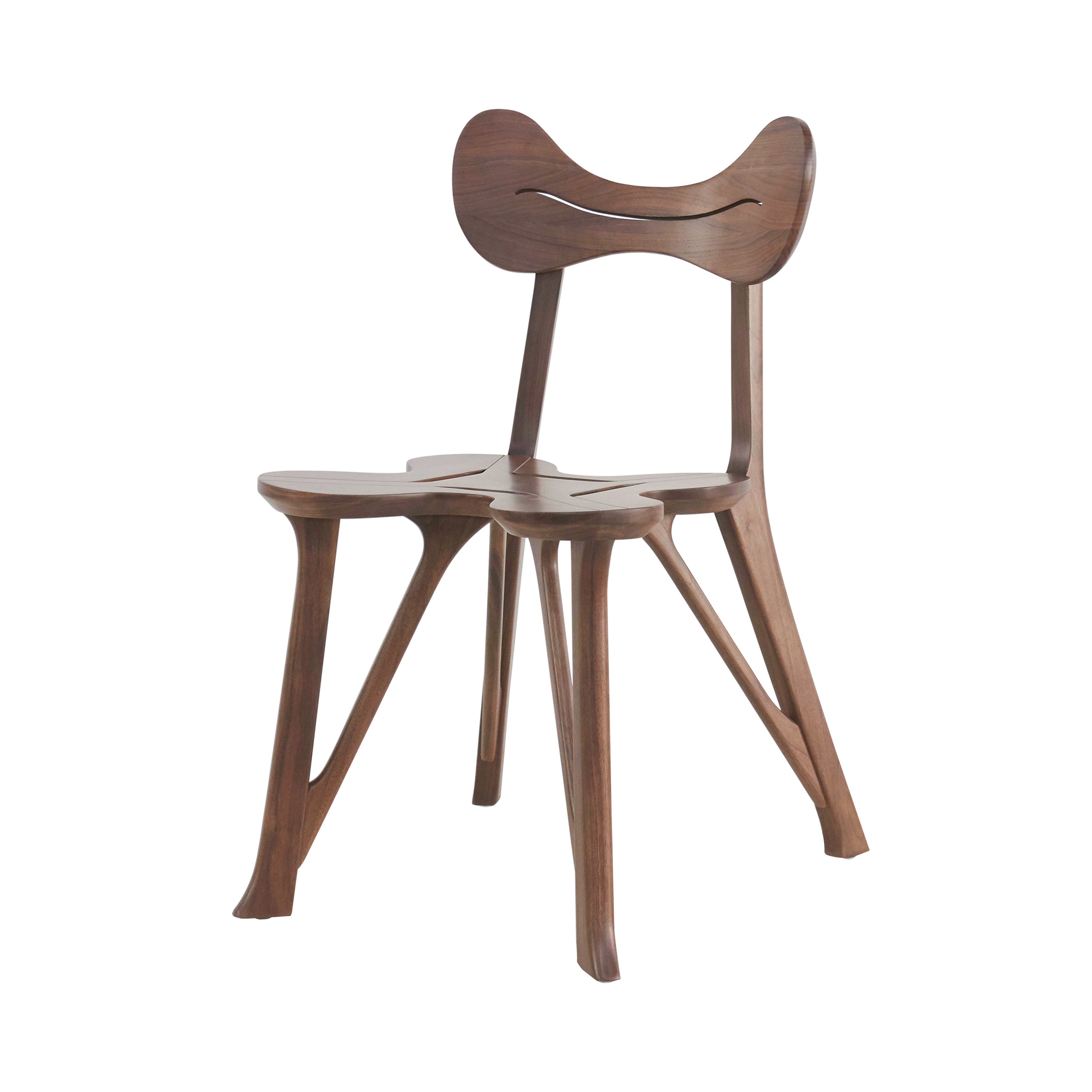 Stay Dining Chair: Natural Walnut