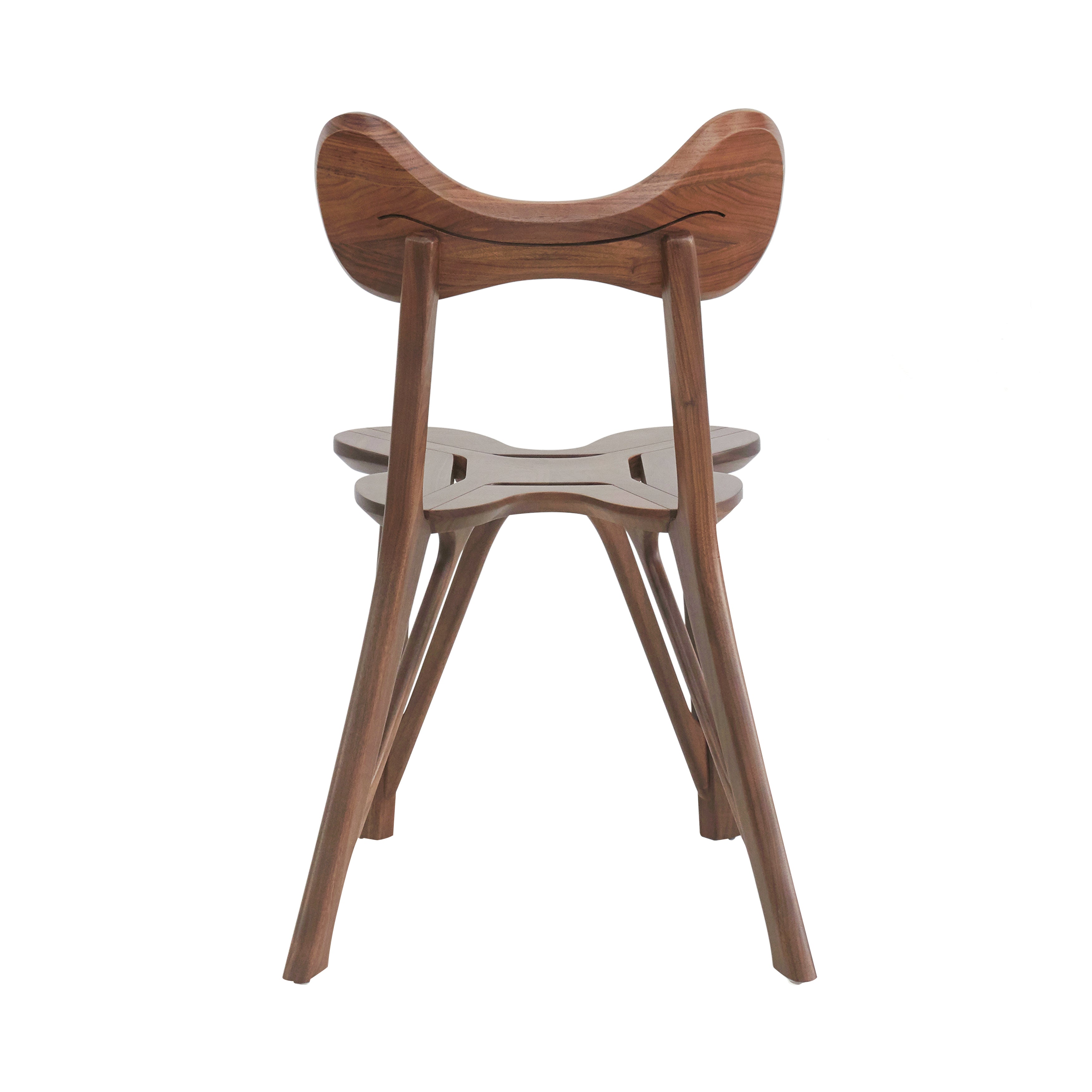 Stay Dining Chair: Natural Walnut