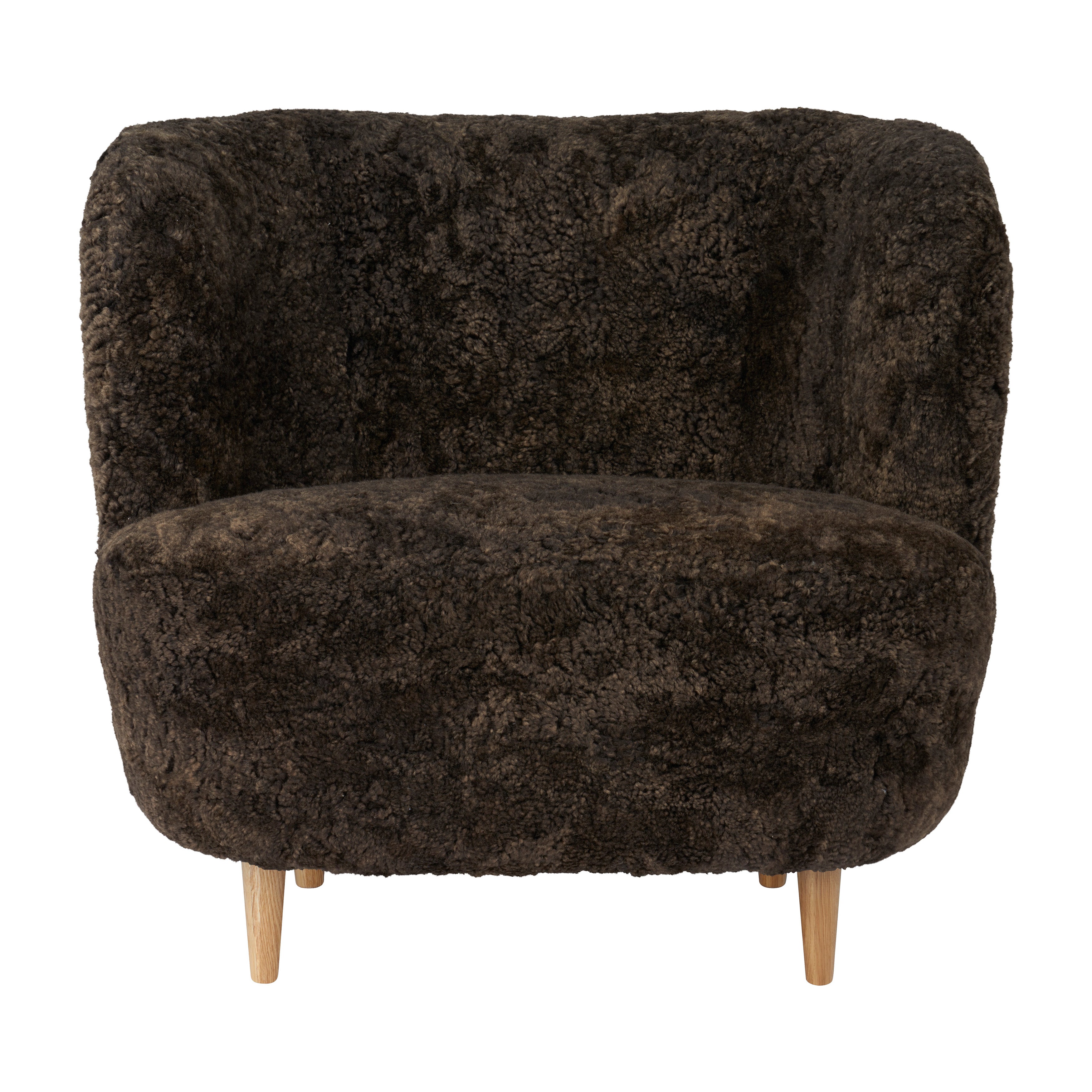 Stay Lounge Chair Large: Wood Base + Semi Matt Lacquered Oak