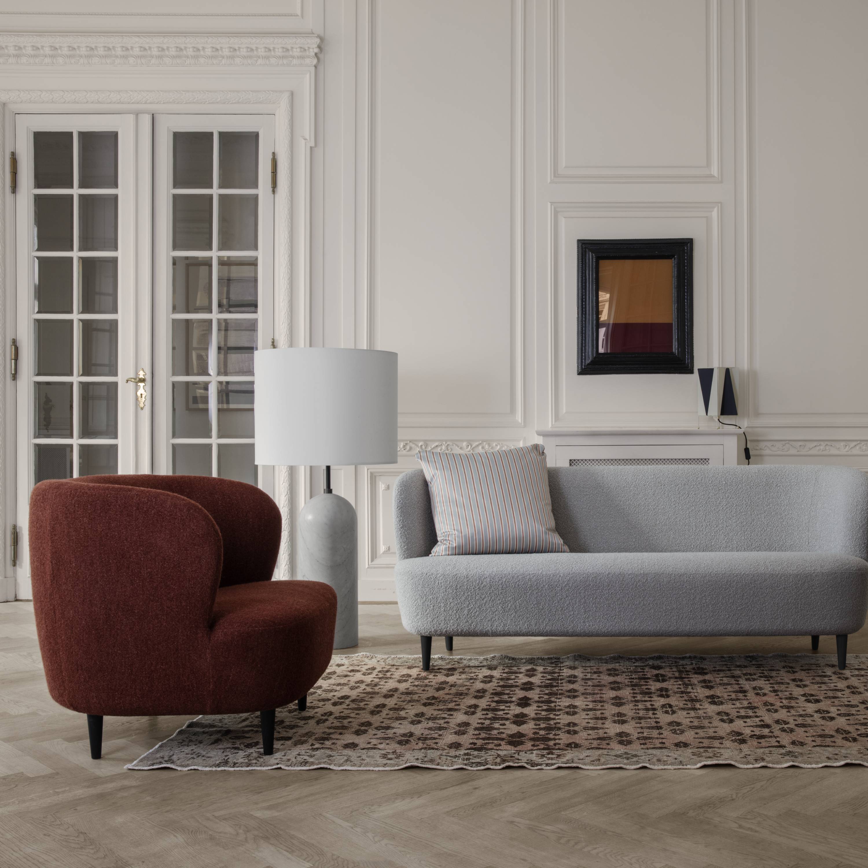 Stay Lounge Chair Large: Wood Legs + LS