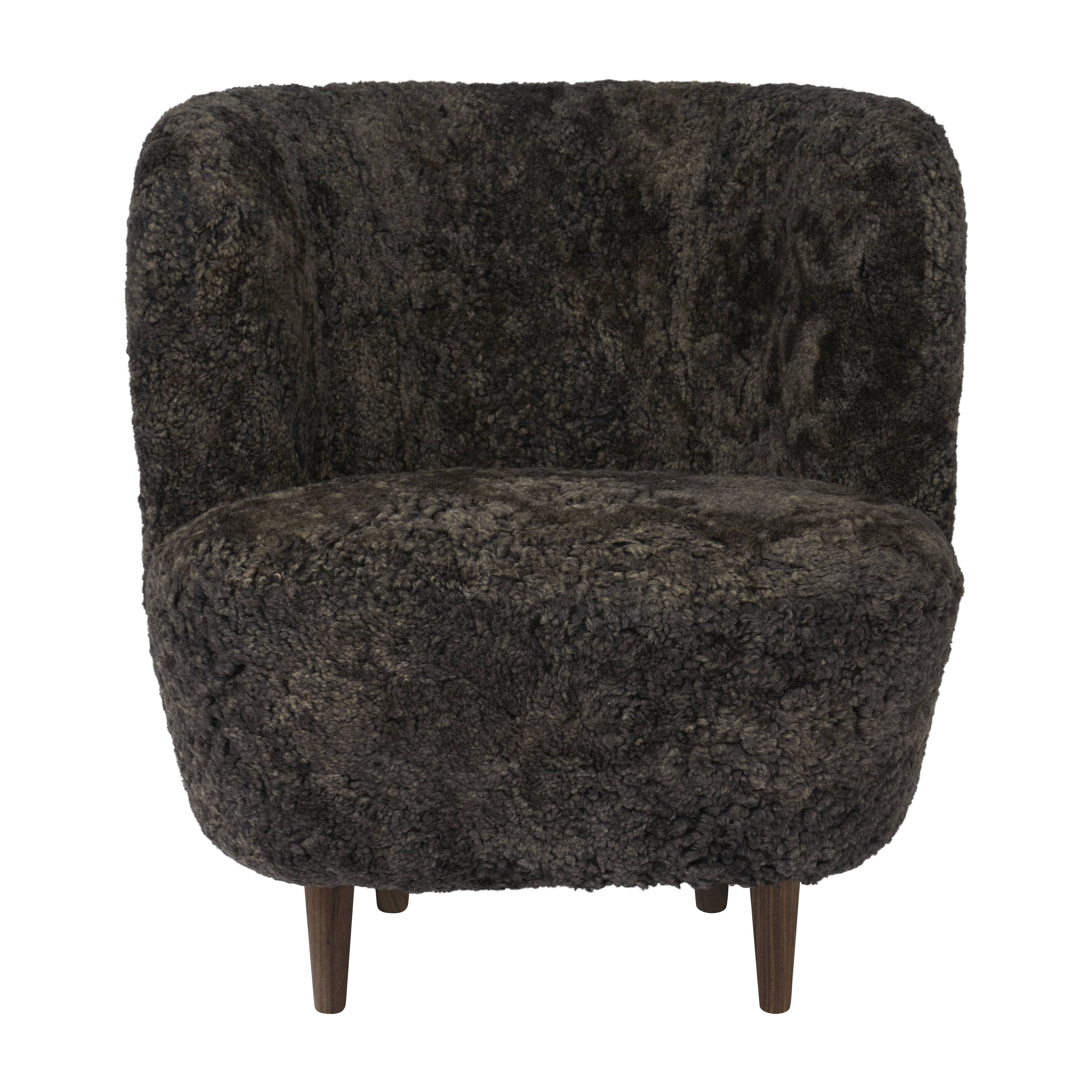 Stay Lounge Chair: Small + Oiled American Walnut
